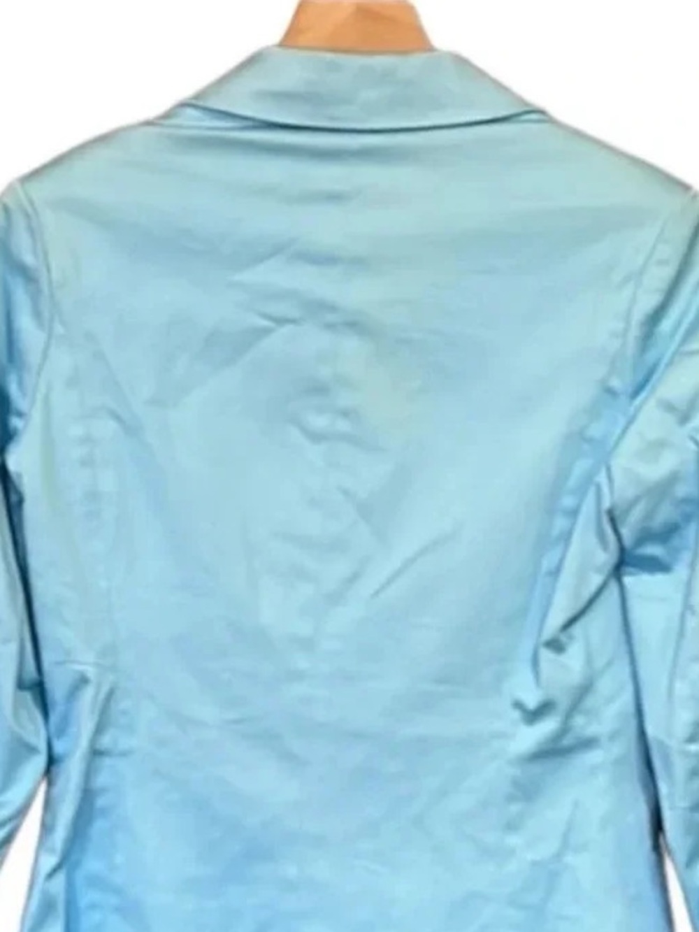 Gap Light Blue Button Closure Blazer Jacket Size 4 NWT - Picture 7 of 9